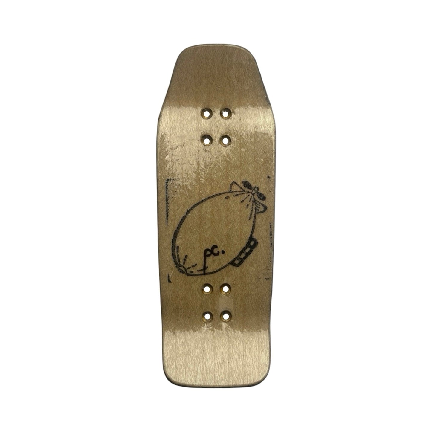 Plentychips 32.7mm berulwhisk - "im a robot mom its not a phase" Fingerboard Deck