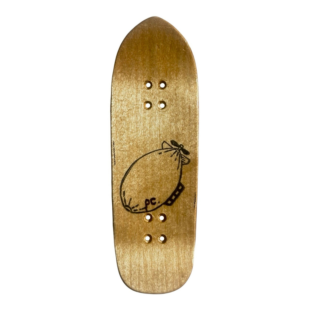 Plentychips 33mm Sprāuket - "it couldn't be another day" Fingerboard Deck