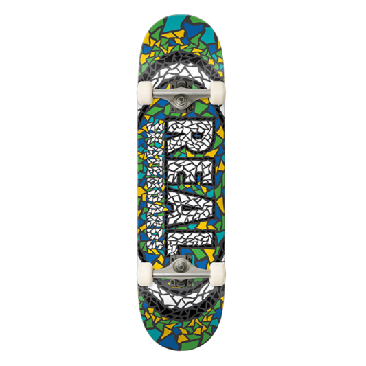 Real Mosaic Oval Melange 7.5" Skateboard Complete