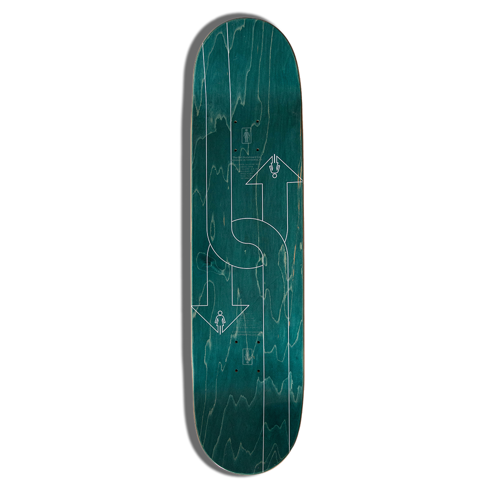 Girl Gass Dual Directional 8.0" Skateboard Deck