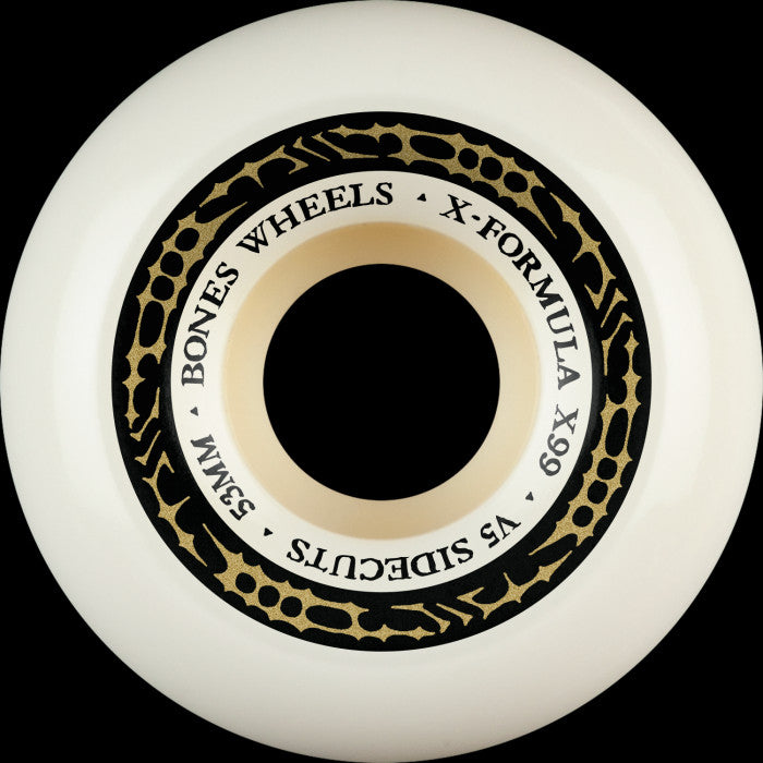 Bones X-Formula 99a 53 V5 Sidecuts Skateboard Wheels