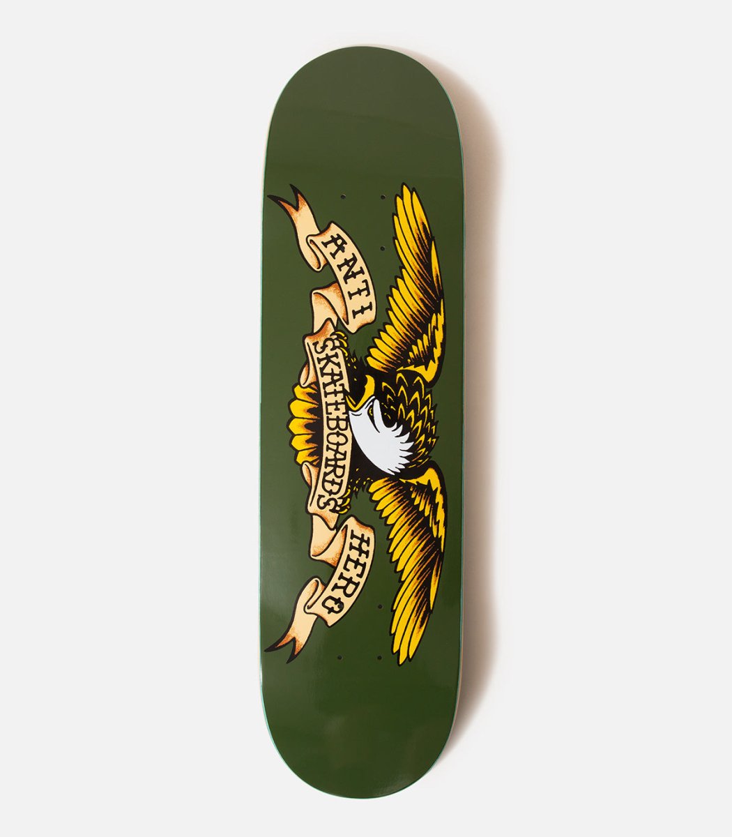 AH CLASSIC EAGLE DECK - 8.06 Earth Green - Skateboard - Decks