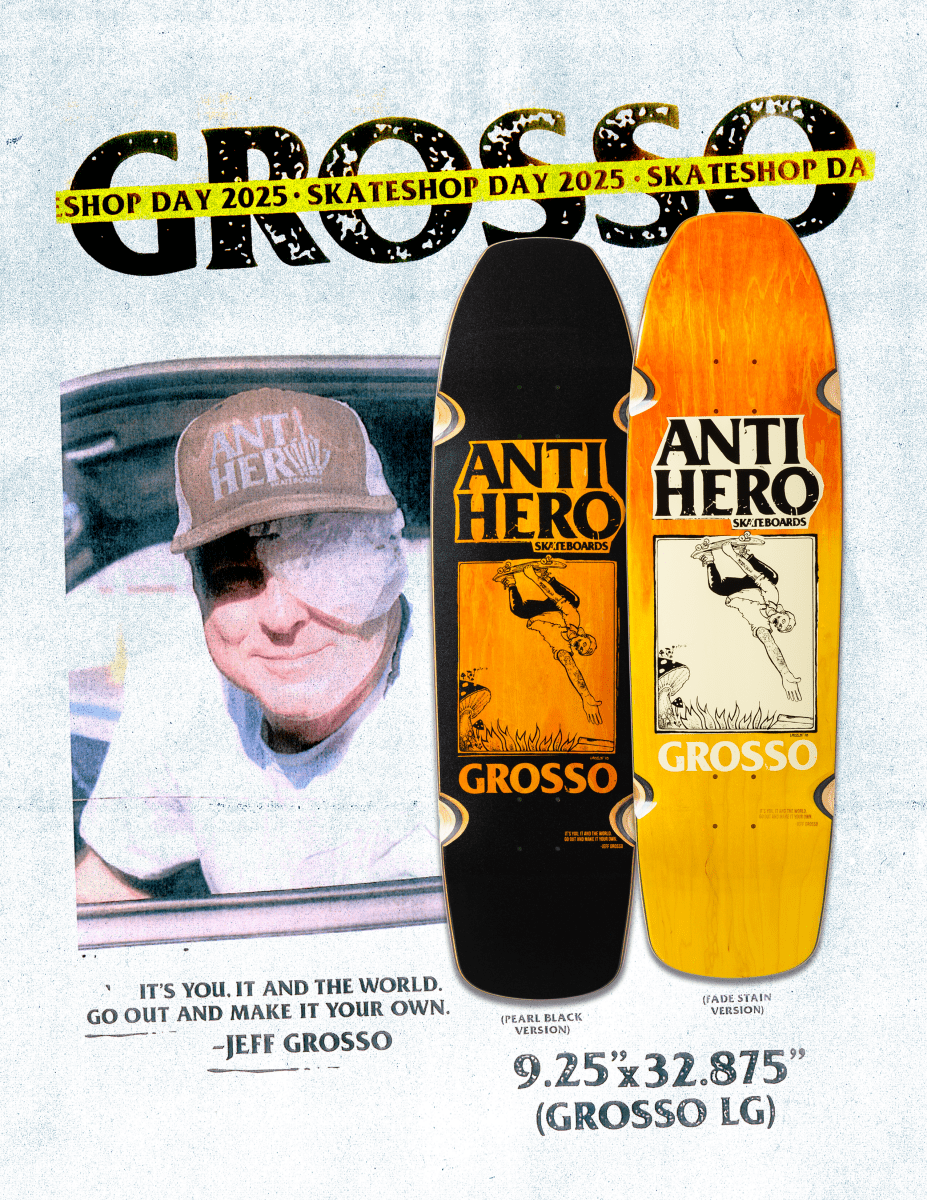 AH SSD 25 Grosso Fade Stain Version 9.25" Deck - Skateboard - Decks