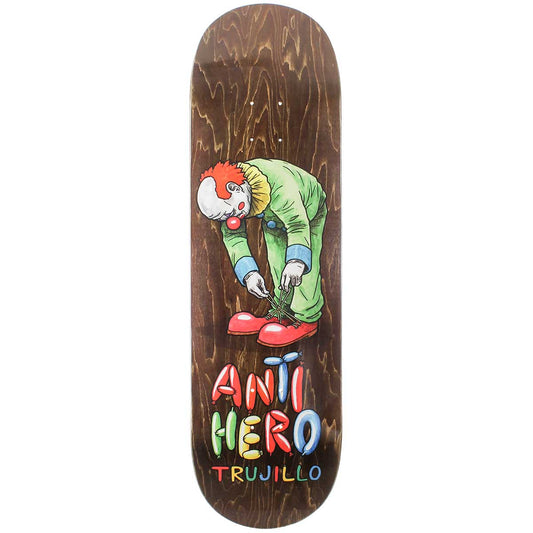 AH Trujilo Bozos 8.75" Deck wb14.25 (Brown Stain) - Skateboard - Decks