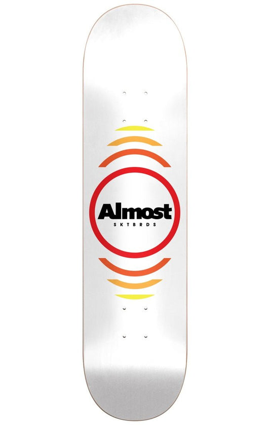 Almost Reflex 7.75" Deck (White) - Skateboard - Decks