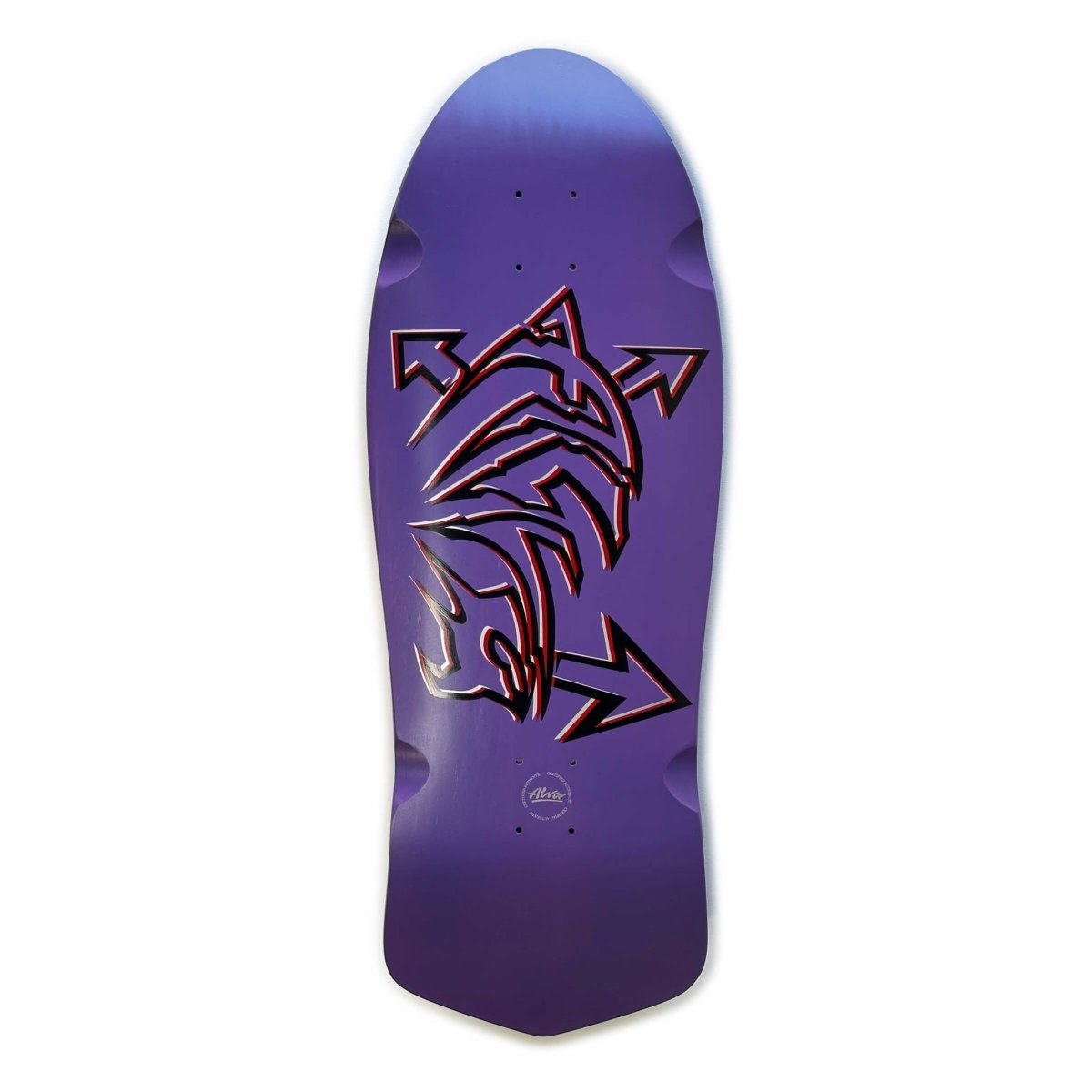 Alva Dolphin Board (Purple) 30.75" x 11.125" Wb:16" - Skateboard - Decks