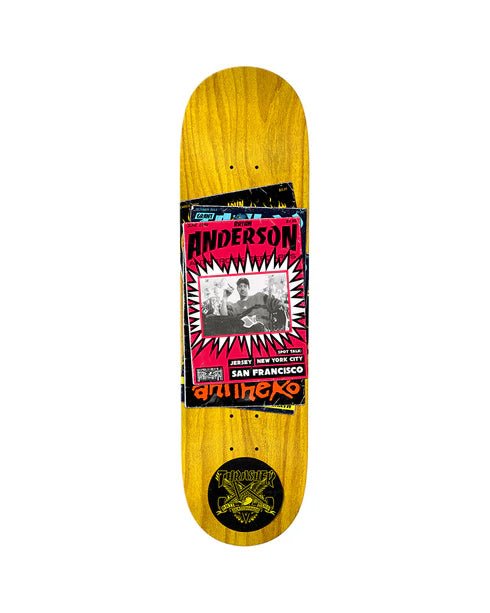 Anti Hero Anderson Thrasher Collab Deck 9.0" WB14.5" (Stains Vary) - Skateboard - Decks