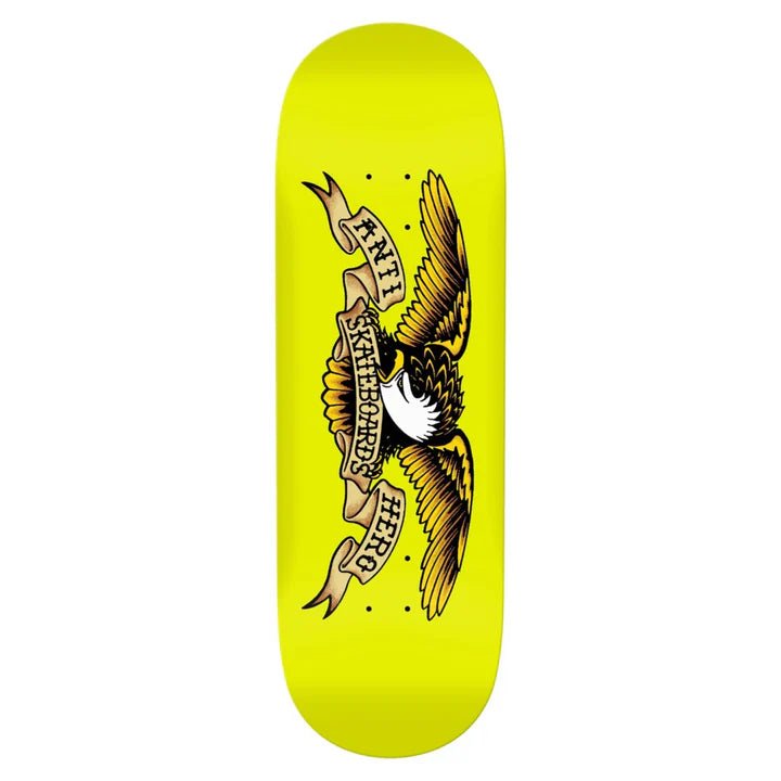 Anti Hero Horse Pill 10.0"/ WB 14.25" (Yellow) - Skateboard - Decks