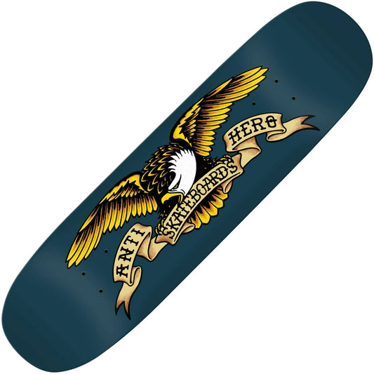 Anti Hero Shaped Eagle Blue Meanie Deck 8.75" WB 14.75" (Blue) - Skateboard - Decks