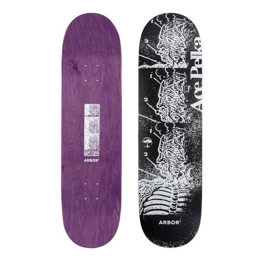 Arbor Ace Pelka Anatomy 8.5" Skateboard Deck - Skateboard - Decks