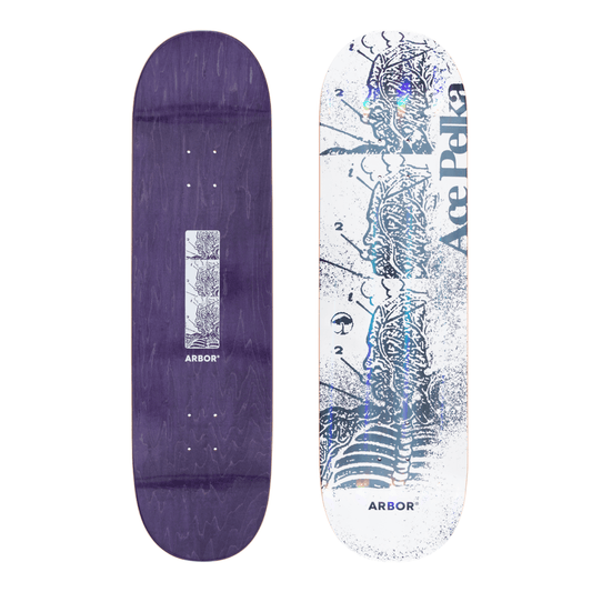 Arbor Ace Pelka Anatomy 8.75" Skateboard Deck - Skateboard - Decks