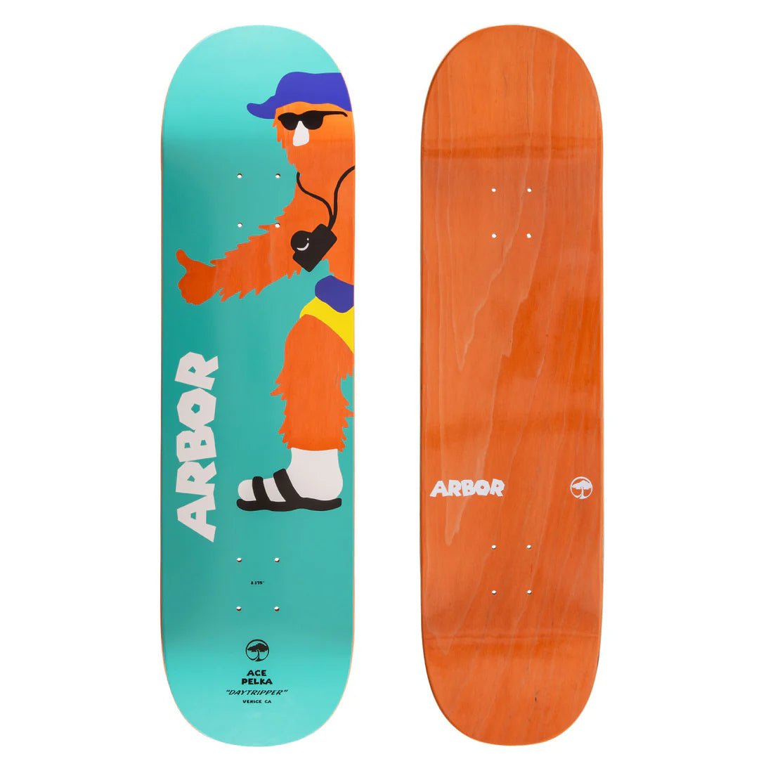 Arbor Ace Pelka Daytripper Multi 8.375 Deck - Skateboard - Decks