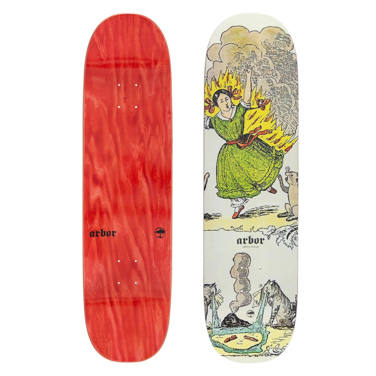 ARBOR Amelia Fable 8.5" WB:14.625" - Skateboard - Decks