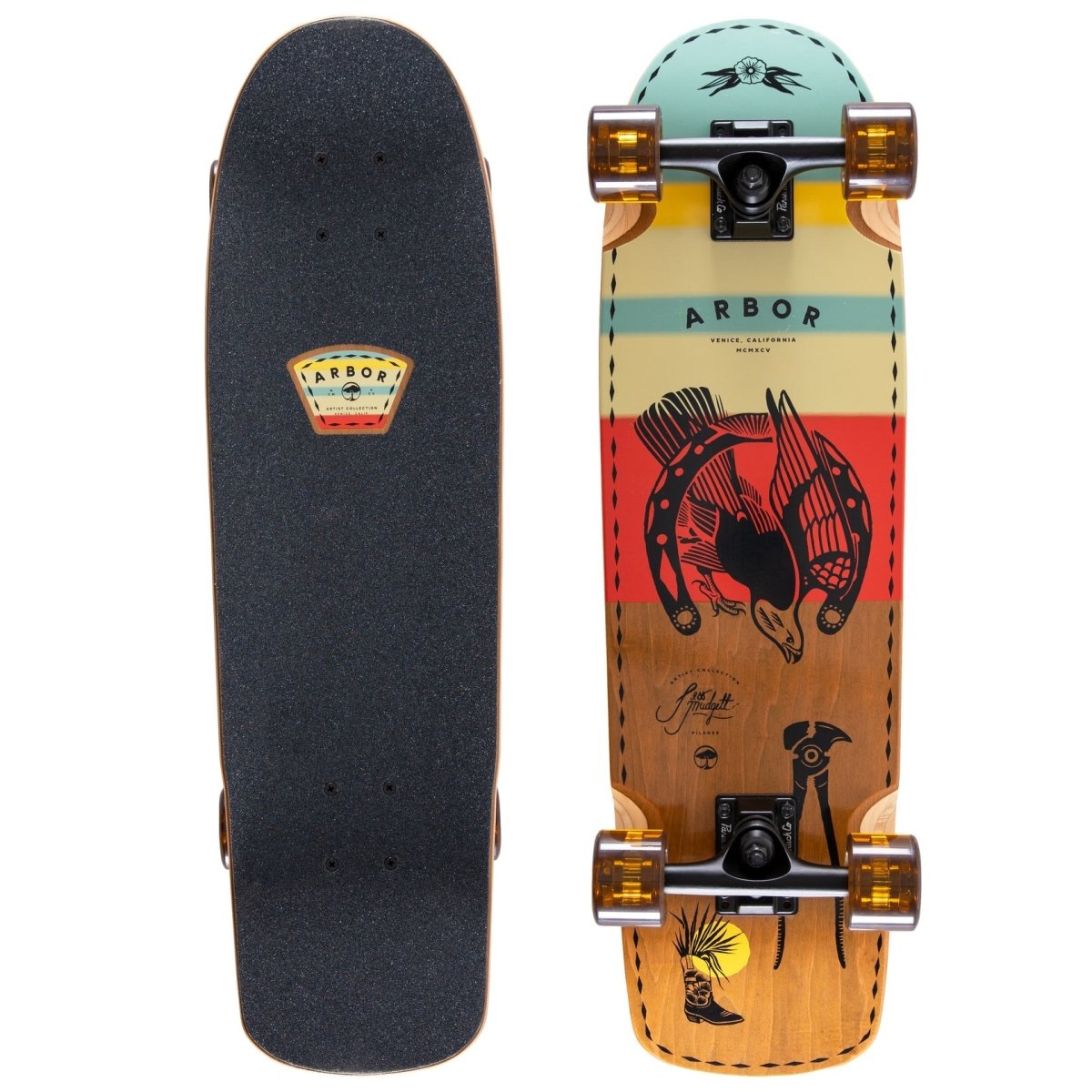 Arbor Artist Jess Mudgett Pilsner 28.75" Cruiser Complete - Cruiser - Completes