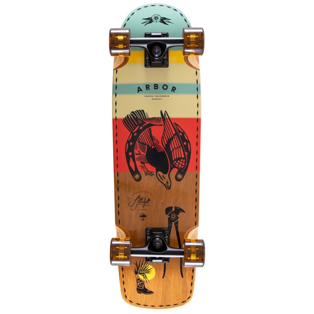 Arbor Artist Jess Mudgett Pilsner 28.75" Cruiser Complete - Cruiser - Completes