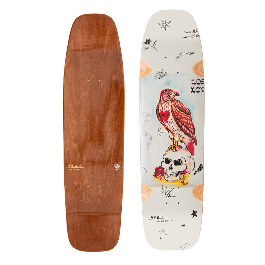 Arbor Crosscut Series Shakedown 34" Deck - Cruiser - Decks