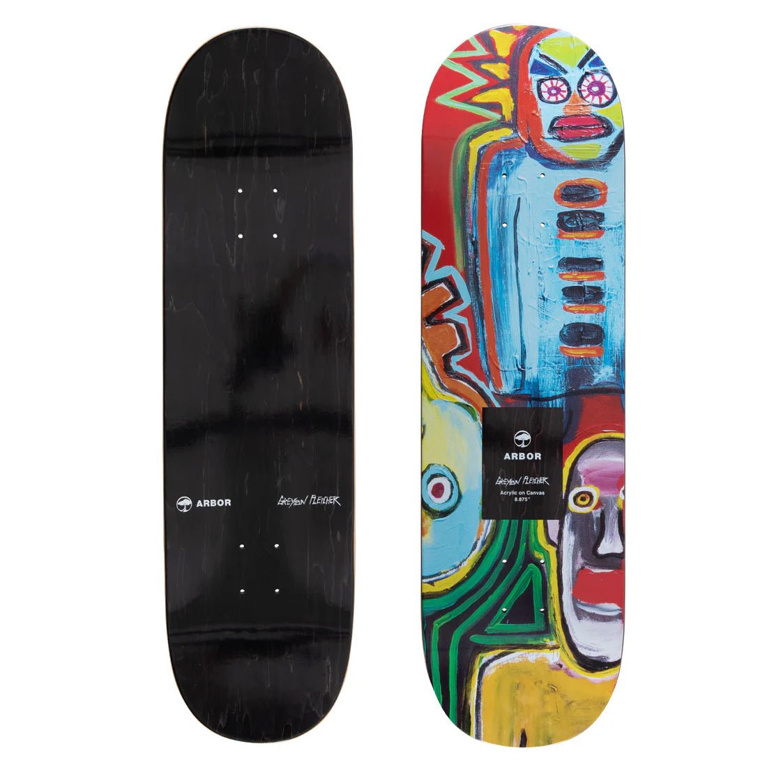 Arbor Greyson Collage 8.625" Deck - Skateboard - Decks