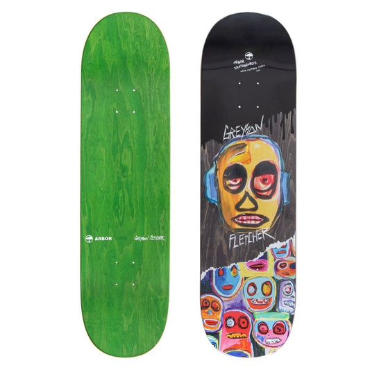 Arbor Greyson Faces 8.625 Deck - Skateboard - Decks