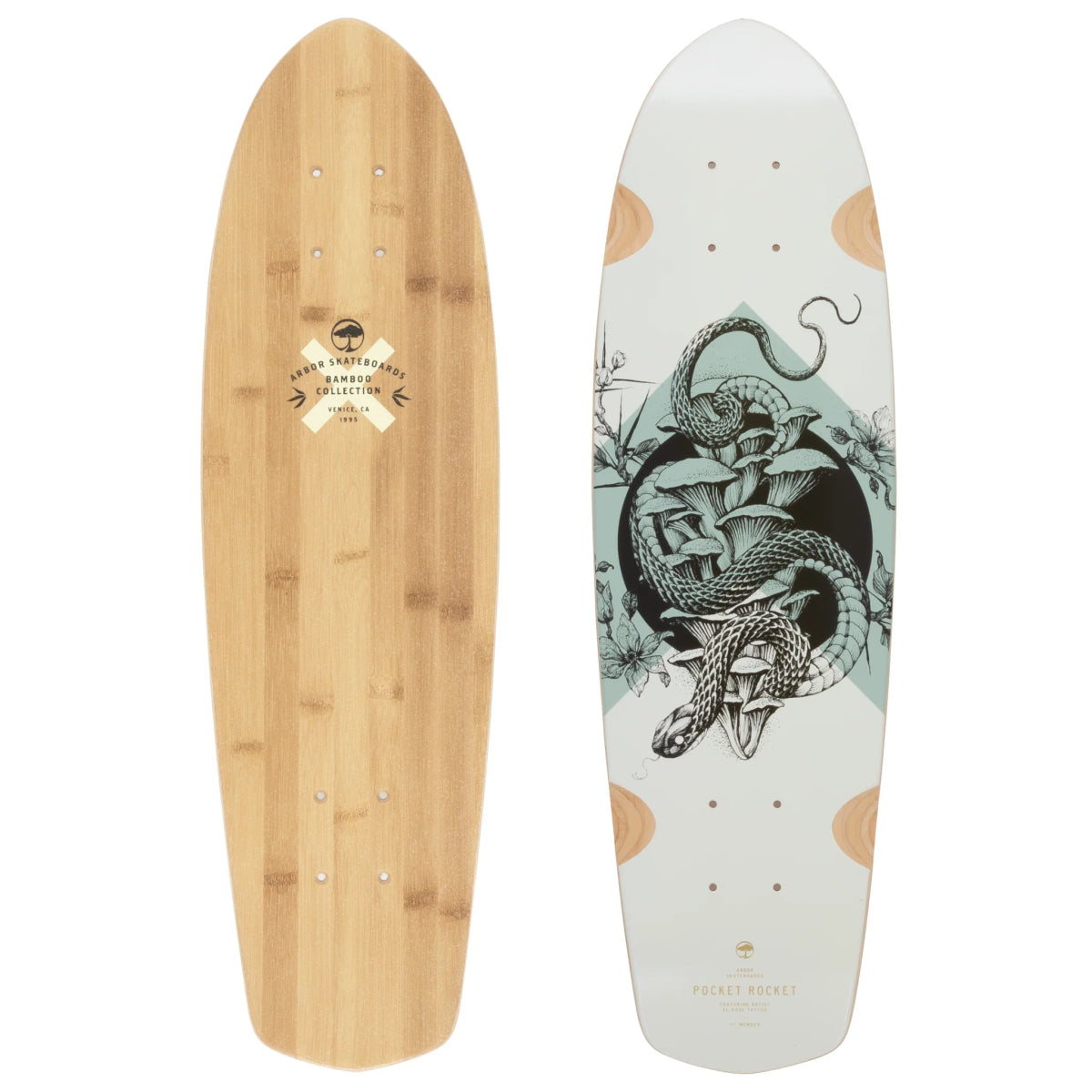 Arbor Pocket Rocket Bamboo Cruiser Deck 27" - Skateboard - Decks