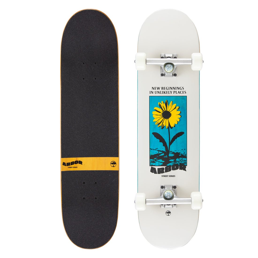 Arbor Street Complete Daisy Multi 8.0" - Skateboard - Completes