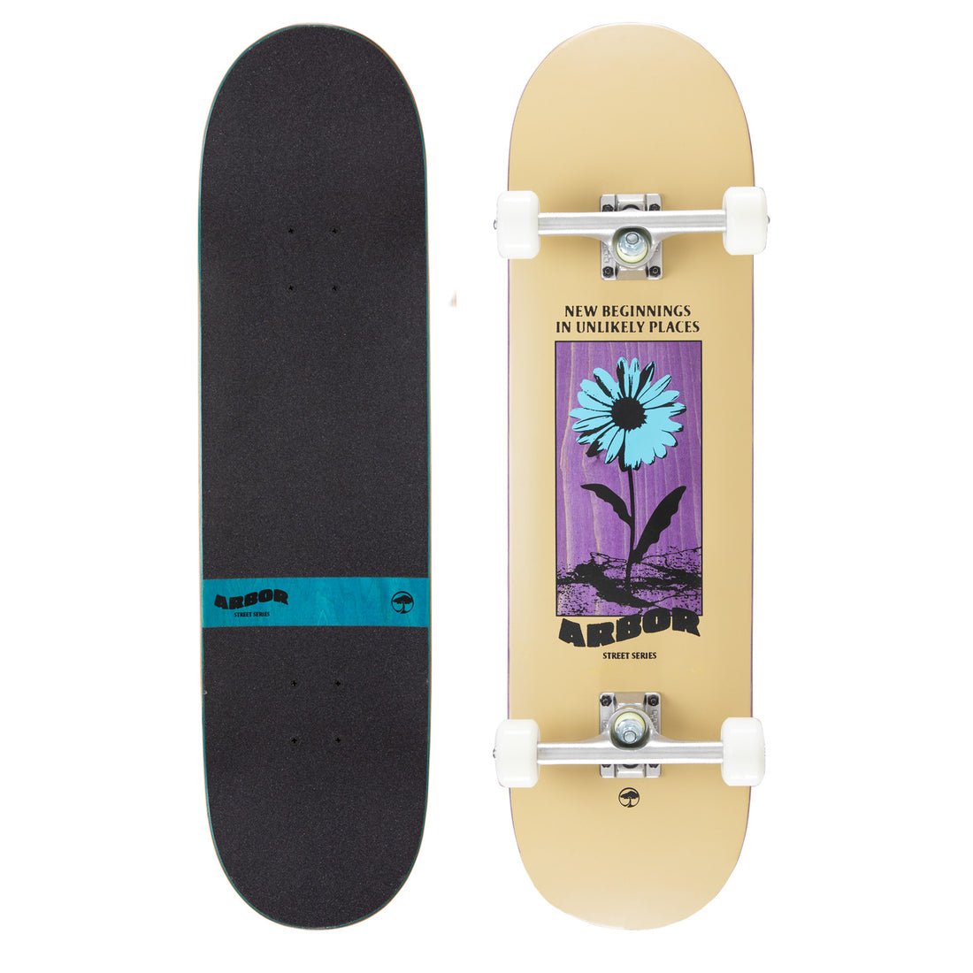 Arbor Street Complete Daisy Multi 8.5" - Skateboard - Completes