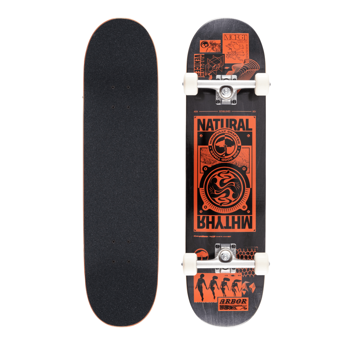 Arbor Street Complete Natural Rhythm 8.0" - Skateboard - Completes
