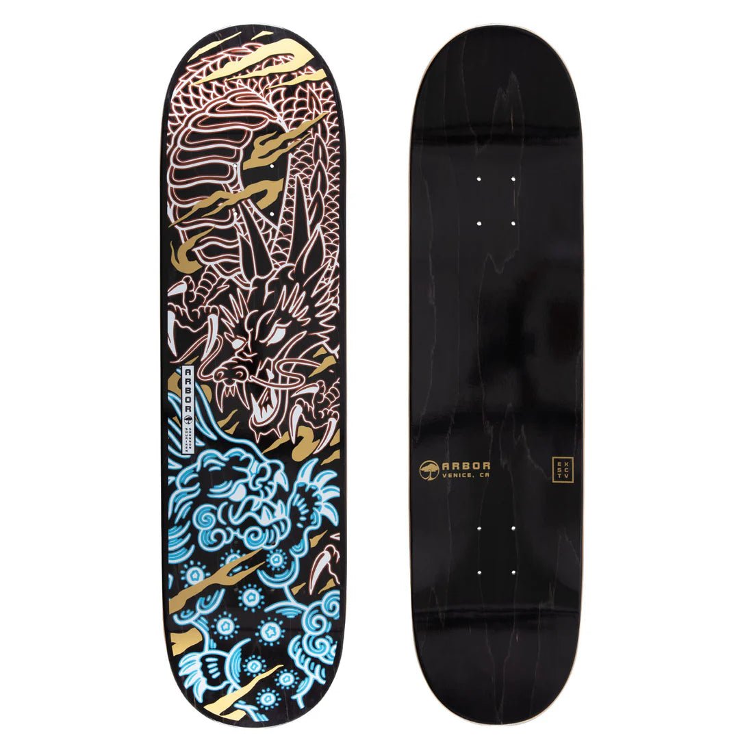 Arbor Street Pro - Shuriken Dragon Foo 8.25" - Skateboard - Decks