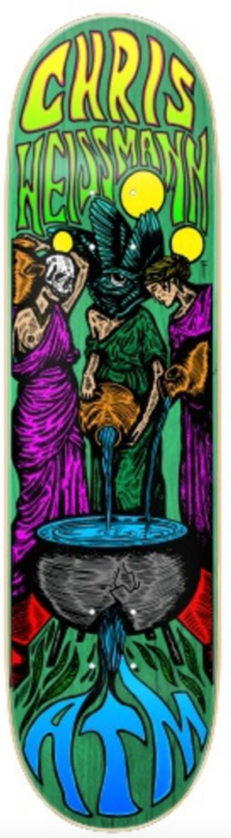ATM Chris Weissman ladies of fate 8.5" Deck - Skateboard - Decks