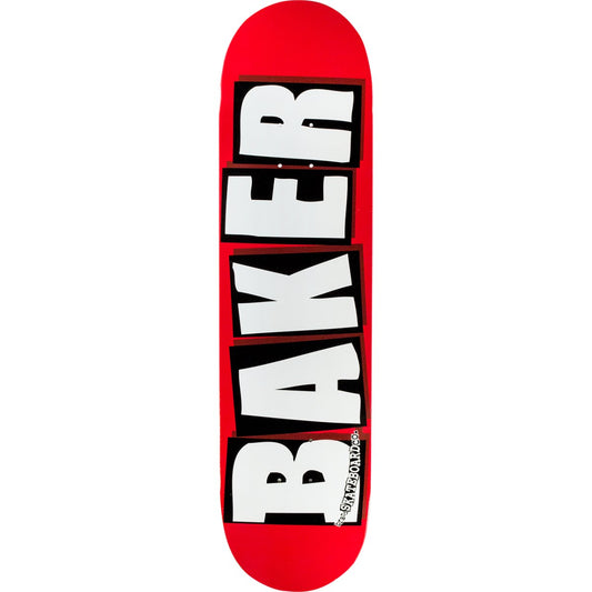 BAKER BRAND LOGO DECK-7.3” RED/WHT - Skateboard - Decks