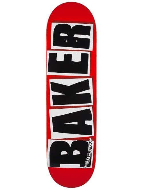 BAKER BRAND LOGO DECK-8.5” (RED/BLACK) - Skateboard - Decks
