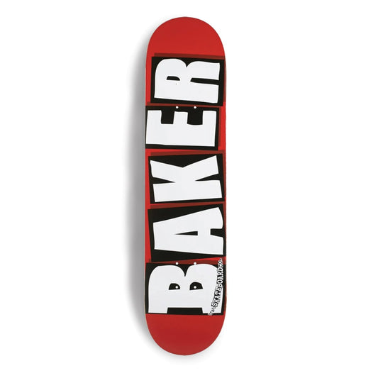 BAKER BRAND LOGO DECK-8.5” (RED/WHITE) - Skateboard - Decks