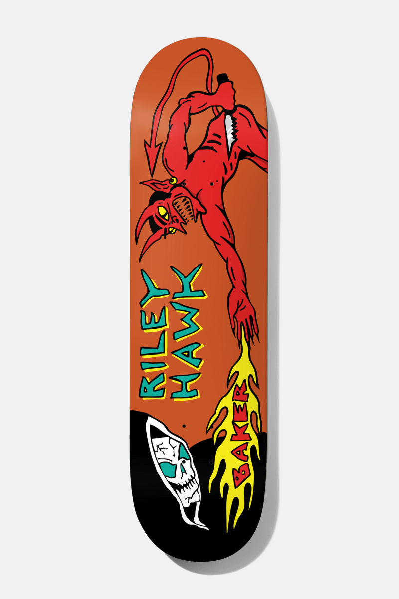 Baker Riley Hawk Evil vs. Evil 8.5" Skateboard Deck - Skateboard - Decks