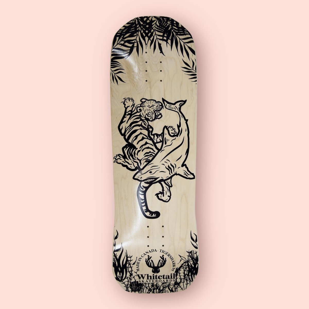 BLEM Whitetail Tigershark 33.5" Surfskate Deck Supreme - Skateboard - Decks