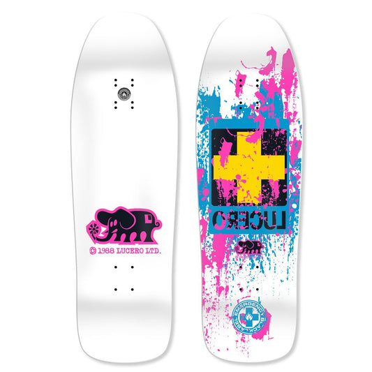 BLL John Lucero "Splatter Cross" Deck 9.88" WB 14.5 - 15" - Skateboard - Decks