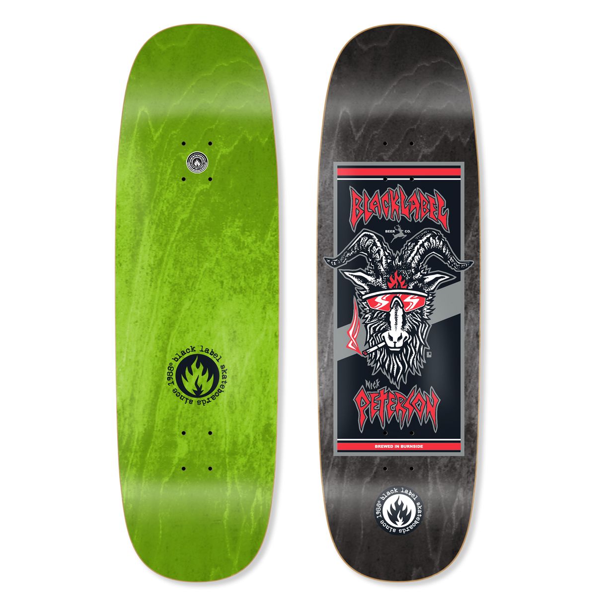 BLL Nick Peterson "Burnside Brew" Tugboat 9.5" Deck - Skateboard - Decks