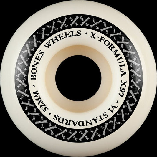 Bones X - Formula 52mm 97a V1 Standards XF Skateboard Wheels - Skateboard - Wheels