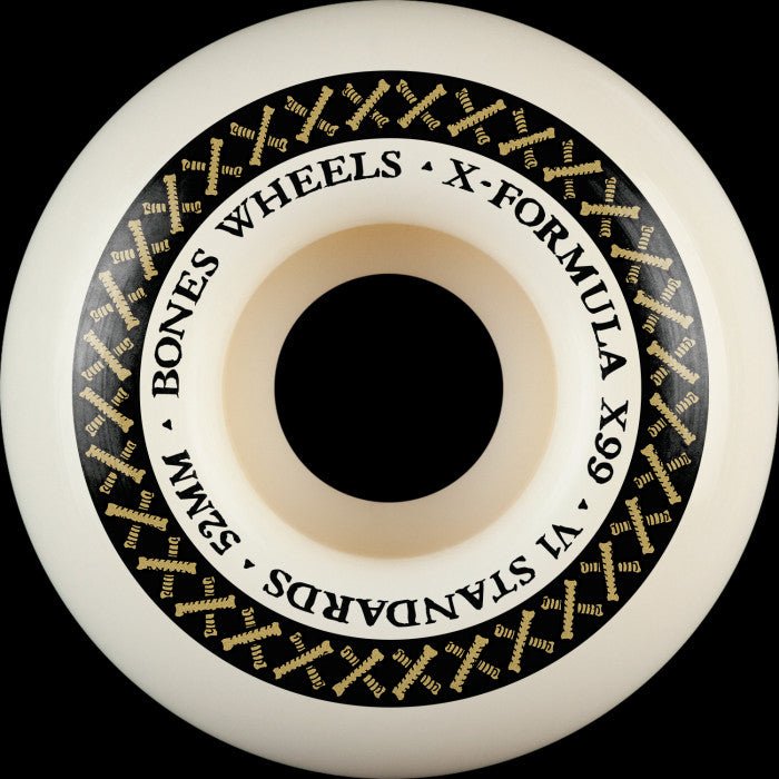 Bones X - Formula 52mm 99a V1 Standards XF Skateboard Wheels - Skateboard - Wheels