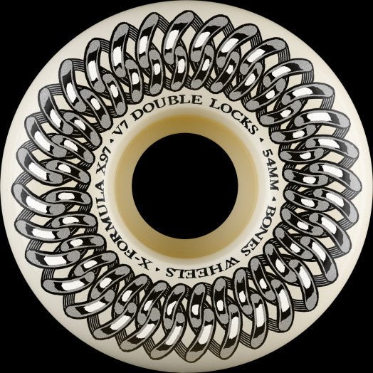 Bones X - Formula Double Locks 97a 54mm v7 - Skateboard - Wheels