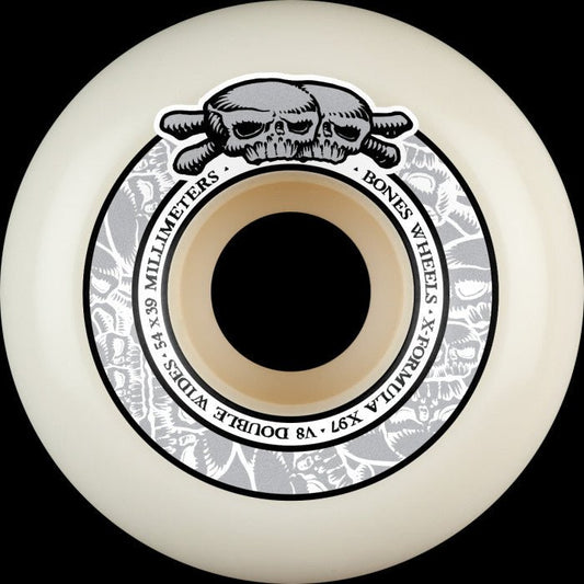 Bones X - Formula Double Wides 97a 54mm XF V8 Skateboard Wheels - Skateboard - Wheels