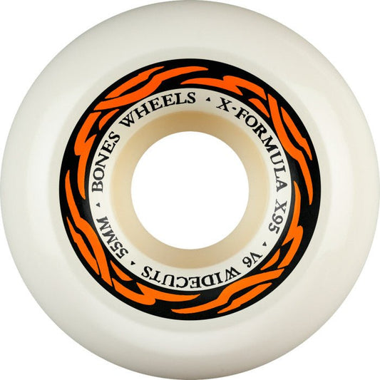 Bones X - Formula XF WIDECUT 55 V6 95A Skateboard Wheels 4PK - Skateboard - Wheels