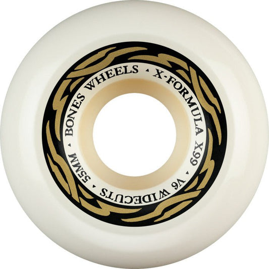 Bones X - Formula XF WIDECUT 55 V6 99A Skateboard Wheels 4PK - Skateboard - Wheels