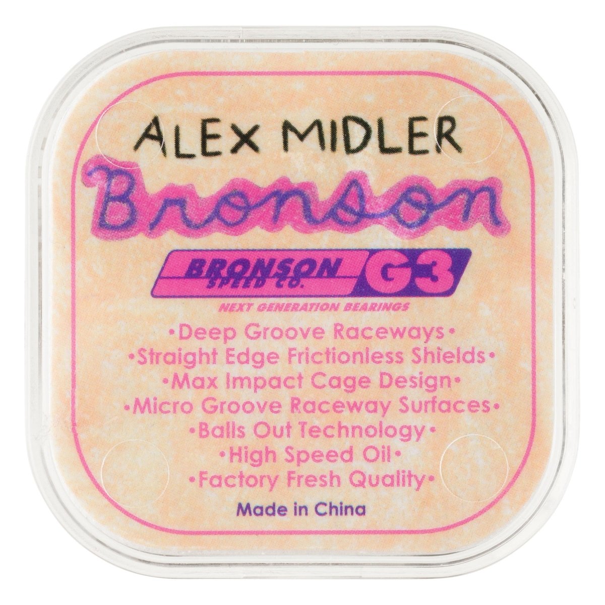 Bronson G3 Alex Midler Bearings - Skateboard - Bearings