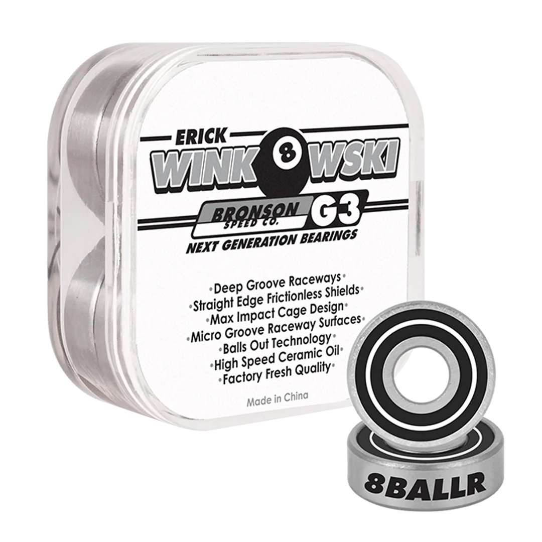Bronson G3 Erick Winkowski Bearings - Skateboard - Bearings