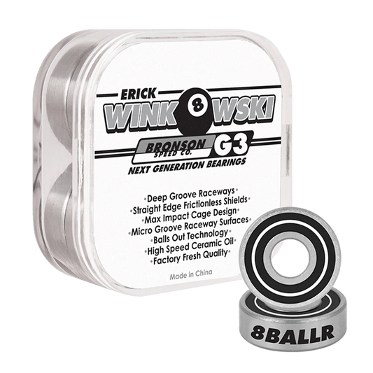 Bronson G3 Erick Winkowski Bearings - Skateboard - Bearings
