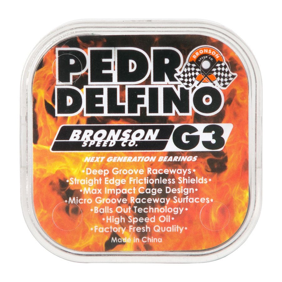 Bronson G3 Pedro Delfino Bearings - Skateboard - Bearings