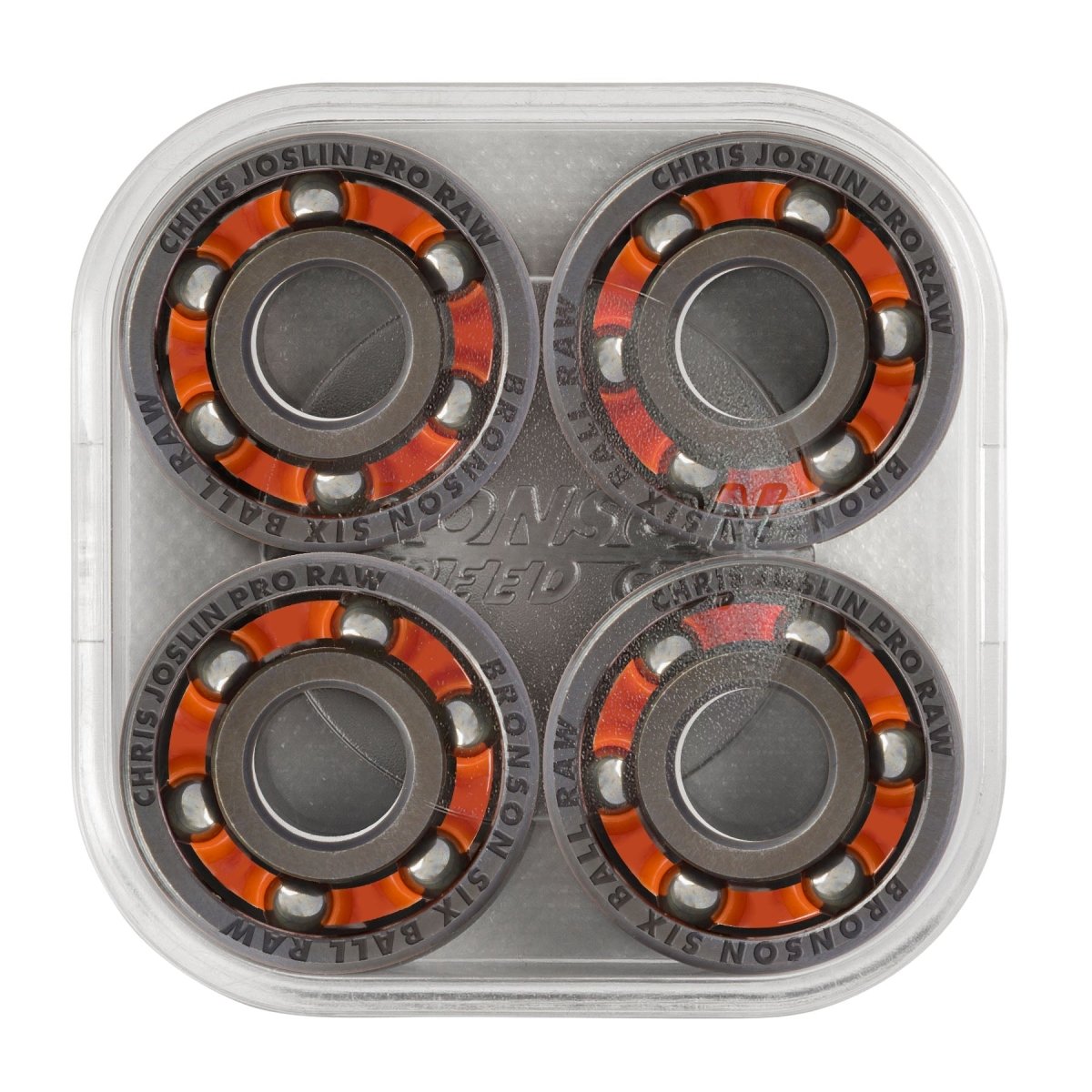Bronson Raw Joslin Pro 6 Ball Bearings - Skateboard - Bearings