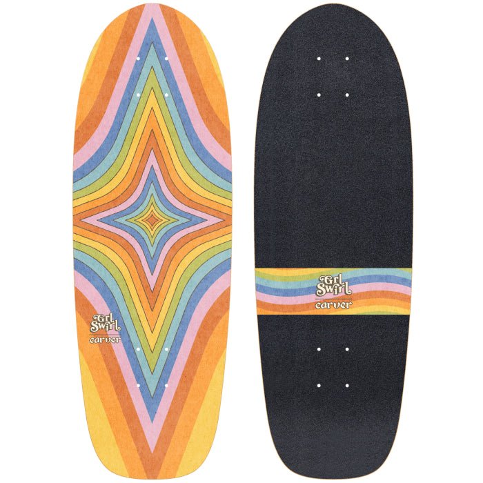 Carver 28" GrlSwirl Daydream Surfskate (V5) Deck - Skateboard - Decks