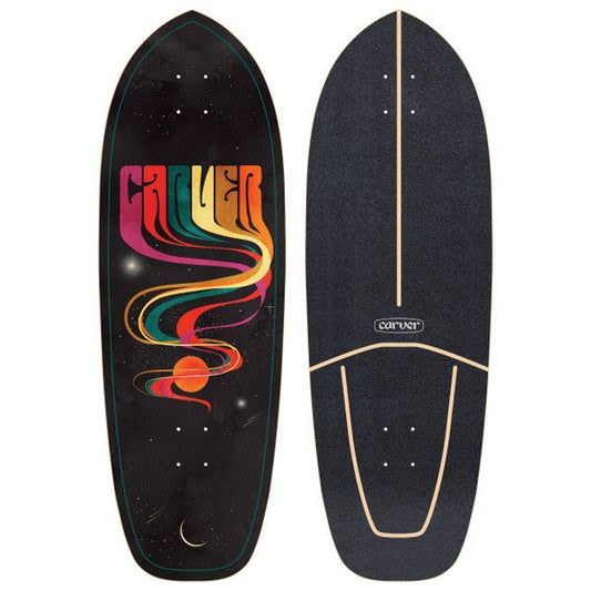 Carver 31.25" Space Case wb17.25 Surfskate Deck (V4) - Skateboard - Decks