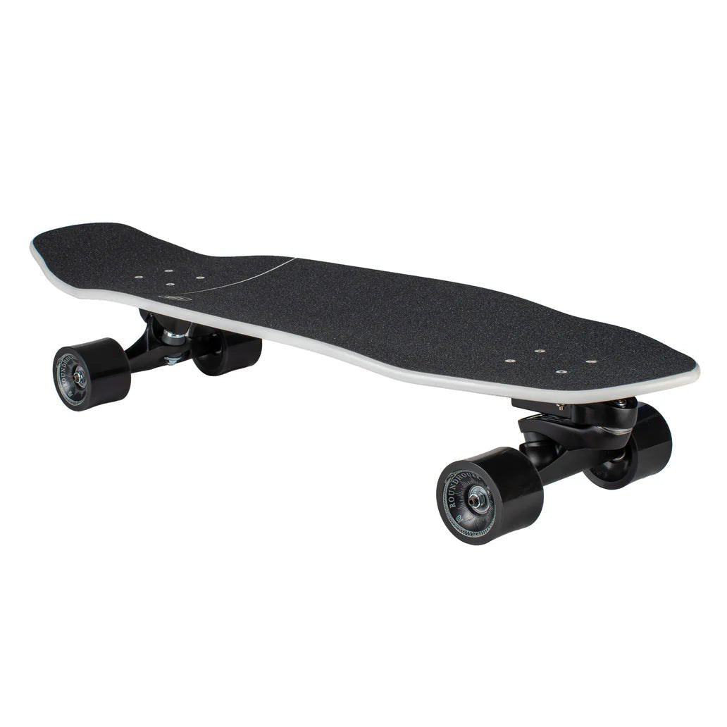 Carver C7 Coal Satin 32.5" Black Tip Surfskate - Surfskate - Completes