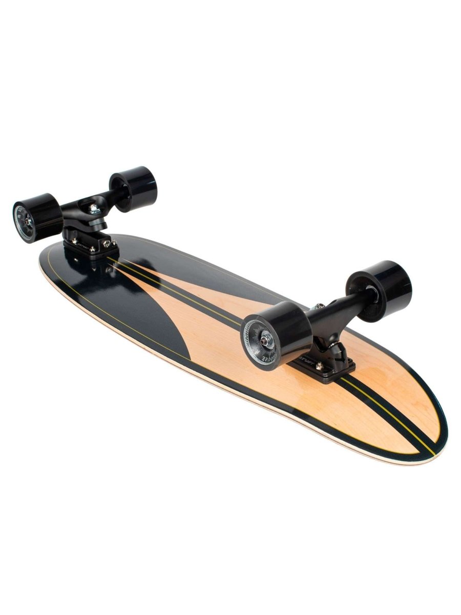 Carver C7 Coal Satin Black Label 32.5" Surfskate Complete (V5) - Surfskate - Completes